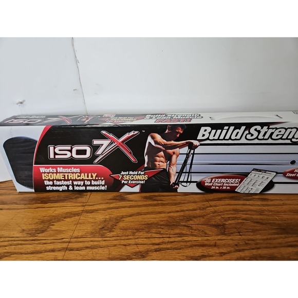 ISO 7X Muscle Building 7 sec. Workout Bar Isometric Gym Exercise As Seen On TV - Picture 2 of 9